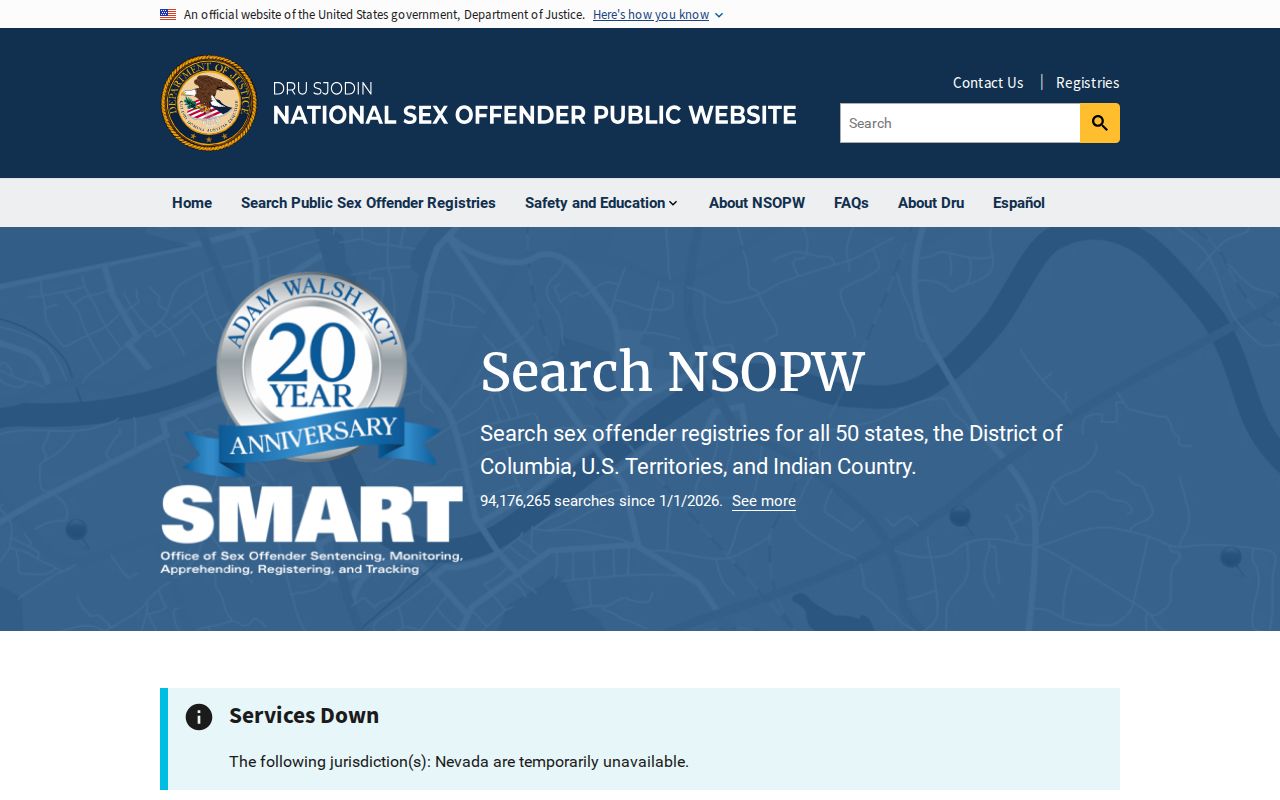 National registry search for a Richmond City sex offender check
